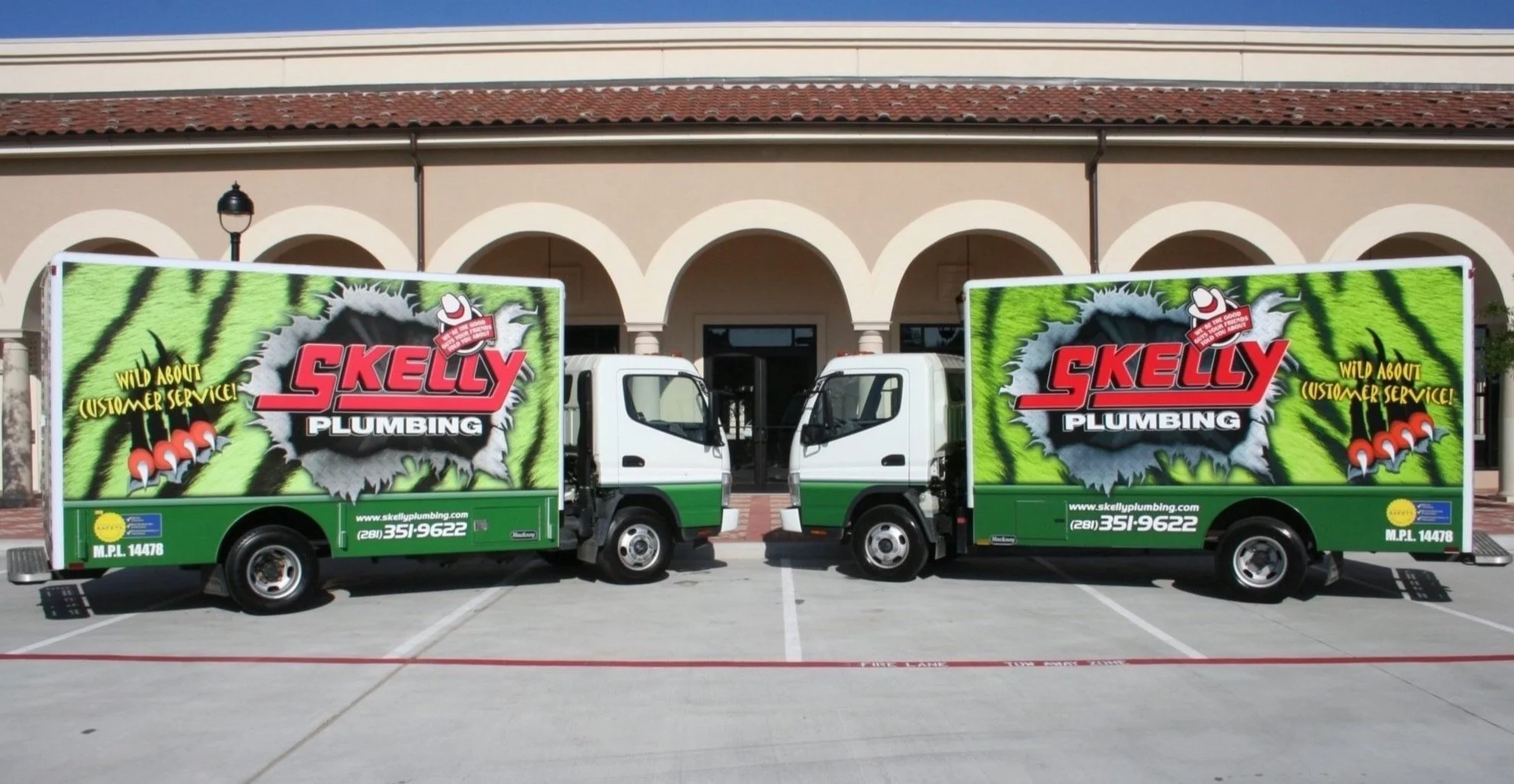 Skelly Plumbing service van